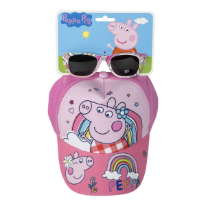 Set gorra gafas sol Peppa Pig
