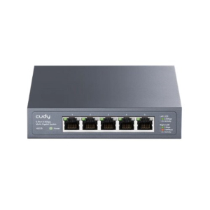 HUB SWITCH 5 PTOS CUDY HS105 25G METAL en GAME.es