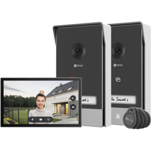 EZVIZ HP7 sistema de intercomunicación de video 17,8 cm (7") Negro, Plata