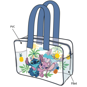 Bolsa playa Angel Stitch Disney