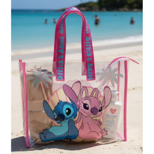 Bolsa playa Angel Stitch Disney