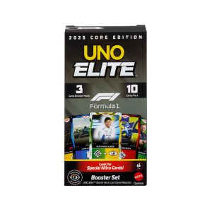 Games UNO Elite Formula 1 2025 Core Edition Expansión de juego de cartas Perder las cartas
