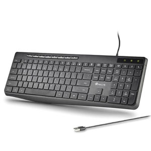 NGS SPECTRA Ultra Slim USB-A Español Negro - Teclado