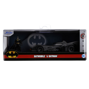 Blister figura Batman Coche Batmovil 1989 metal DC Comics
