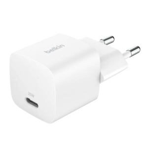 BELKIN 25W USBC PD WALL CHARGER WITH PPS WHT