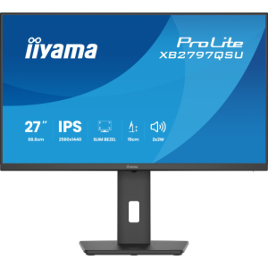 iiyama ProLite XB2797QSU-B1 pantalla para PC 68,6 cm (27") 2560 x 1440 Pixeles Quad HD LED Negro