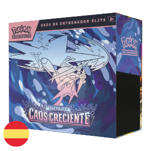 Pokémon TCG Caja de Entrenador Élite Caos Creciente
