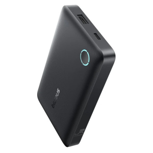 OS-BASEUS ENERFILL FP11 POWER BANK 10000MAH 15W COSMIC BLACK INCLUDES SIMPLE TYPE-C TO TYPE-C CABLE 20V 3A 30CM BLACK