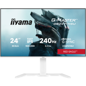 iiyama G-MASTER GB2471HSU-W1 pantalla para PC 60,5 cm (23.8") 1920 x 1080 Pixeles Full HD LED Blanco