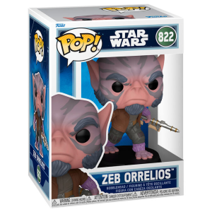 Figura POP Star Wars Mandalorian Grogu Zeb Orrelios