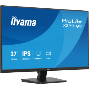 iiyama ProLite X2791QS-B1 pantalla para PC 68,6 cm (27") 2560 x 1440 Pixeles Quad HD LED Negro