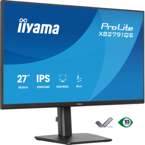 iiyama ProLite XB2791QS-B1 pantalla para PC 68,6 cm (27") 2560 x 1440 Pixeles Quad HD LED Negro
