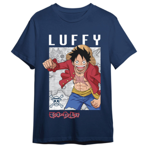 Camiseta Monkey D Luffy Map One Piece adulto