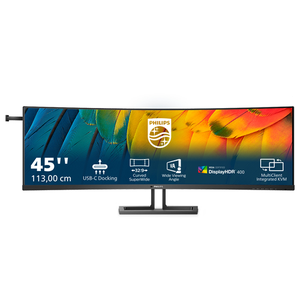 Philips 6000 series 45B1U6900C/00 pantalla para PC 113 cm (44.5") 5120 x 1440 Pixeles UltraWide Dual Quad HD LED Negro