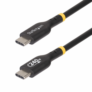 StarTech.com Cable de Carga USB-C de 1m - Cable USB Tipo C - Certificación USB-IF - PD de 240W EPR - Cable USB 2.0 USB-C de Carg
