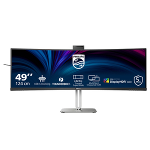 Philips 49B2U6903CH/00 pantalla para PC 124,5 cm (49") 5120 x 1440 Pixeles Dual QHD LCD Gris