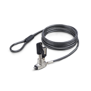 StarTech.com Cable de Seguridad Delgado para Portátil Compatible con Noble Wedge® de 1,5m - Cable Antirrobo para Portátil con Ca