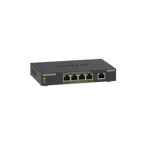 NETGEAR GS305Pv3 No administrado Gigabit Ethernet (10/100/1000) Energía sobre Ethernet (PoE) Negro