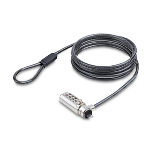 StarTech.com Cable de Seguridad Delgado para Portátil Compatible con Noble Wedge® de 1,5m - Cable Antirrobo para Portátil con Ca