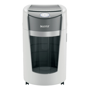 Leitz Destructora de Papel IQ OptiMax Office Microcorte Seguridad P5 35L - Blanca