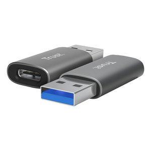 Trust Calyx USB Type-C USB Type-A Gris