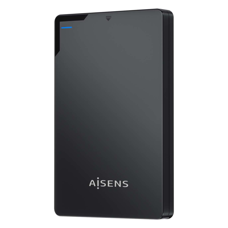 AISENS Caja Externa 2,5″ 9.5mm SATA a USB 3.0/USB3.1 Gen1, Negra