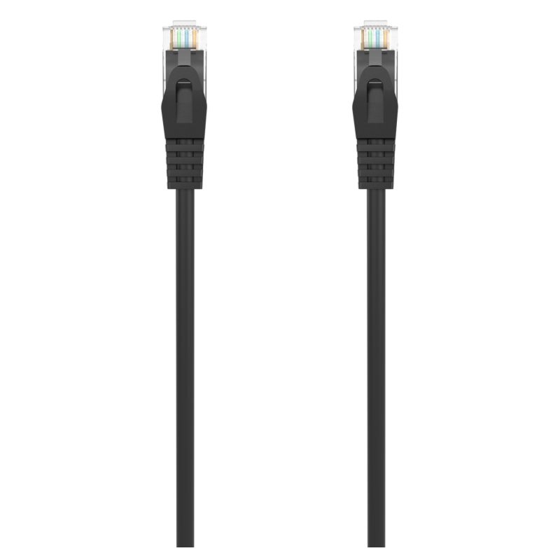 AISENS Cable de Red Latiguillo RJ45 LSZH Cat.6A 500 Mhz UTP AWG24, Negro, 25CM