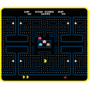 Konix 82541120979 alfombrilla para ratón Alfombrilla de ratón para juegos Negro, Amarillo