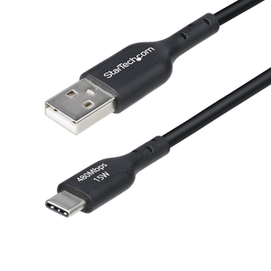 StarTech.com Cable Cargador USB-A a USB-C de 1m - Cable Adaptador USB-A a USB Tipo C - 3A - Cable de Carga y Sincronización - US