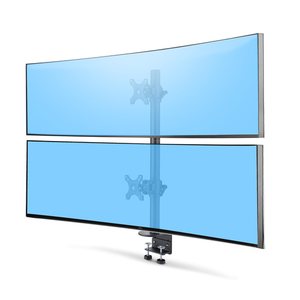 StarTech.com Soporte de Sobremesa para Dos Monitores Apilados Verticalmente de 49" 16:9 o 32:9 - Capacidad de Carga de 32kg - de