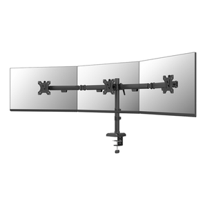 Neomounts DS60-600BL3 Brazo de monitor 10-27" - Quick-fix - Tope-a-180°