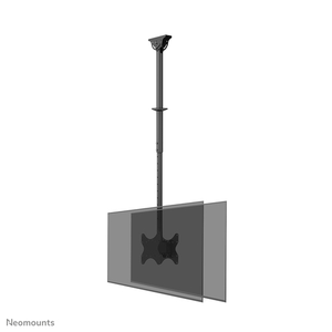 Neomounts CL35-340BL22 Soporte de techo para doble monitor/TV 23-43" - alt. 106-156 cm