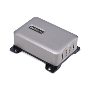 StarTech.com Cargador USB-C de 4 Puertos - Cargador USB Tipo C - Cargador para Portátil - Cargador para Móvil - Un Puerto 140W E