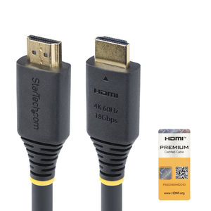 StarTech.com Cable HDMI Activo de Alta Velocidad de 10m - 4K 60Hz/1440p 144Hz - HDR10/HDCP 2.2/ARC - 18Gbps - Cable UHD - Cable