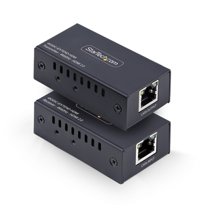 StarTech.com 4K50IC-EXTEND-HDMI extensor audio/video Transmisor y receptor de señales AV Negro