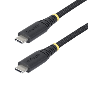 StarTech.com Cable de Carga USB-C de 3m - Cable Cargador USB Tipo C - PD EPR 240W 5A - Durable y Ultra Flexible - Cable Cargador