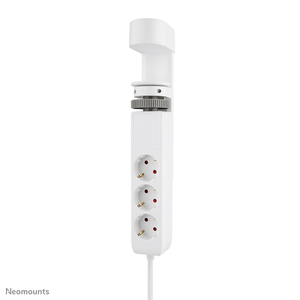Neomounts DS22-840WH6 Regleta de sobremesa con abrazadera y puertos USB-C y USB-A - carga rápida