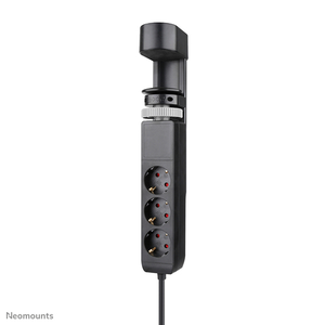 Neomounts DS22-840BL6 Regleta de sobremesa con abrazadera y puertos USB-C y USB-A - carga rápida