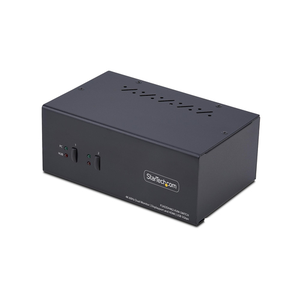 StarTech.com Switch KVM de 2 Puertos DisplayPort HDMI - Conmutador KVM de Dos Monitores - Hub Ladrón USB 2 Puertos 5Gbps - 2 Pue