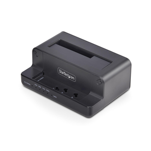 StarTech.com Clonador NVMe M.2 a SATA de 2.5/3.5 - Dock Duplicador Autónomo de 2 Bahías para SSD - Bidireccional NVMe a SATA / S
