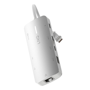 LINQ 8in1 Pro USB-C 10Gbps Multiport Hub with 4K HDMI, Ethernet and Card Reader