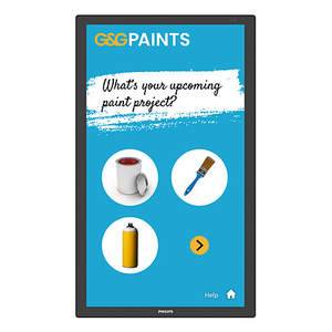 Philips 3000 series 24BDL3751T/00 pantalla de señalización Panel plano interactivo 60,5 cm (23.8") LCD Wifi 250 cd / m² Full HD