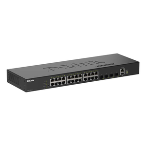 D-Link DGS-1530-28/E switch Gestionado L2 Gigabit Ethernet (10/100/1000) Negro