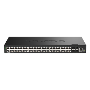 D-Link DGS-1530-52/E switch Gestionado L2 Gigabit Ethernet (10/100/1000) Negro