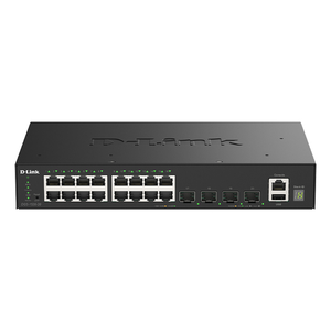 D-Link DGS-1530-20/E switch Gestionado L2 Gigabit Ethernet (10/100/1000) Negro