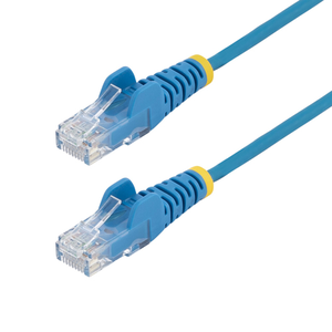 StarTech.com Cable de Red Ethernet CAT6 Delgado sin Enganches Azul de 10m - Cable RJ45 Snagless Slim de 28AWG - Alambre de Cobre