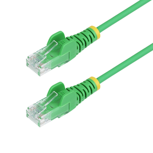 StarTech.com Cable de Red Ethernet CAT6 Delgado sin Enganches Verde de 5m - Cable RJ45 Snagless Slim 28AWG - Alambre de Cobre Pu