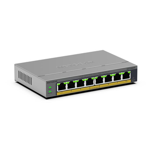 NETGEAR GS108EPP No administrado Gigabit Ethernet (10/100/1000) Energía sobre Ethernet (PoE) Montaje en pared/escritorio Gris