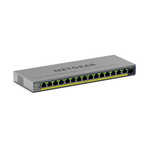 NETGEAR GS116EPP Gestionado L2/L3 Gigabit Ethernet (10/100/1000) Energía sobre Ethernet (PoE) Gris
