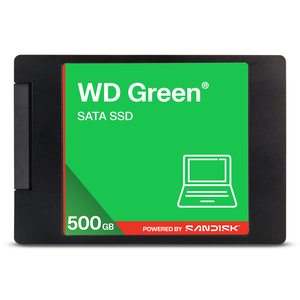 Western Digital Green WDS100T5G0A 500 GB 2.5" Serial ATA III 3D NAND